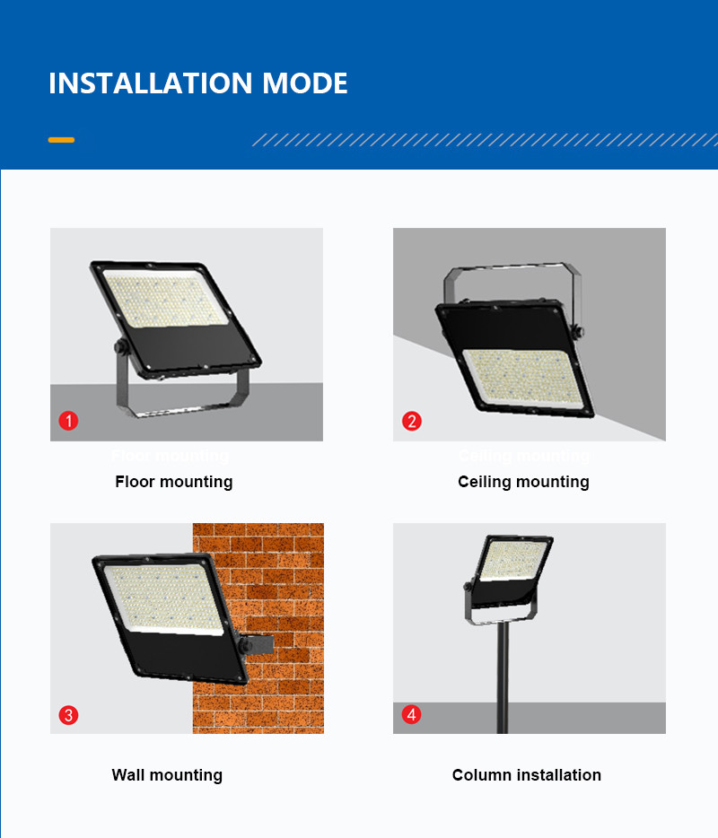 Ultra Thin LED Football Stadium Lights 300w Exterior Flood Lights