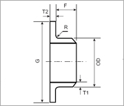carbon steel stub end