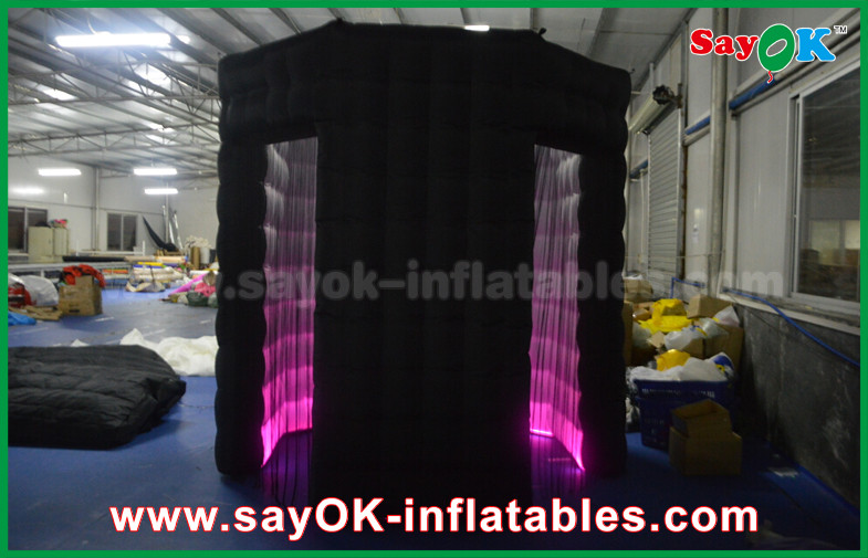 Inflatable Photo Studio Oxford Cloth Wedding Decoration Inflatable Arc Photo Booth Cube With Two Doors