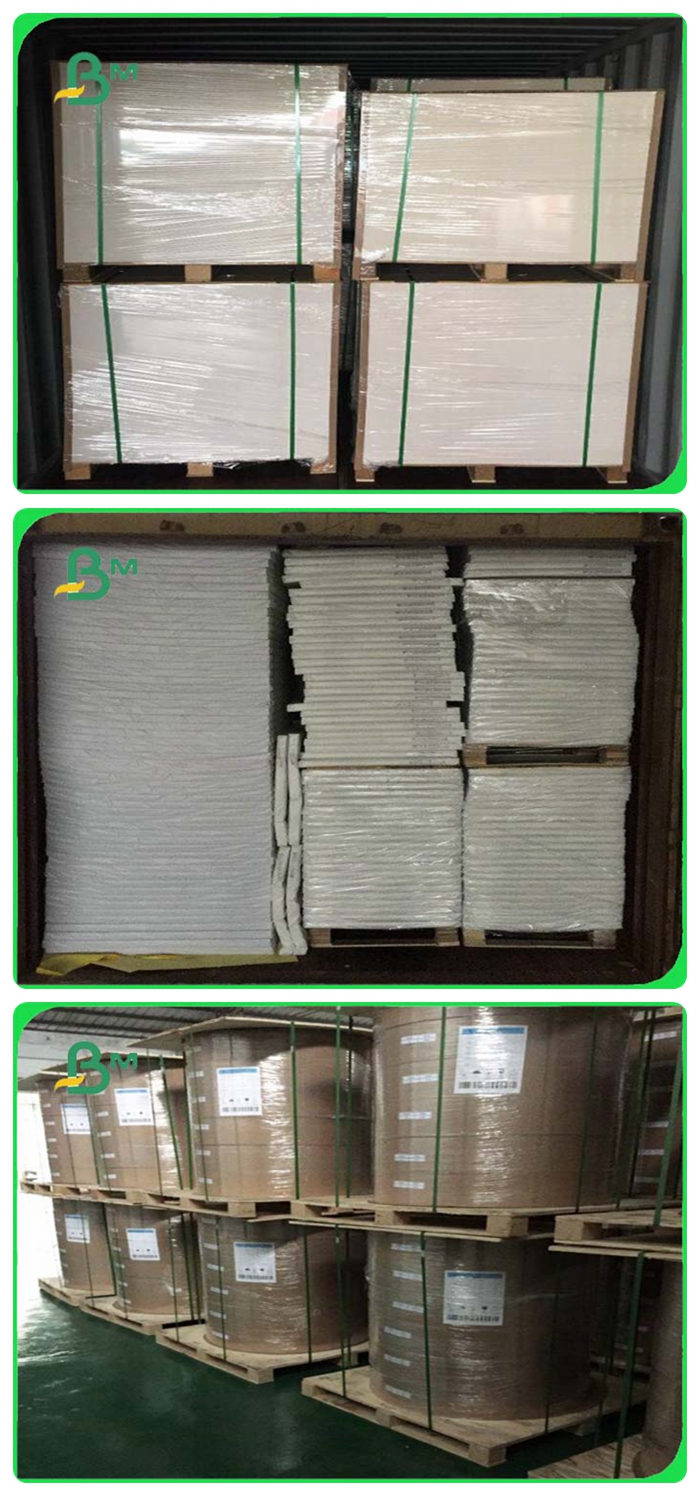Grade A Two Sides White Duplex Board 1mm / 2mm / 3mm / 4mm Great Stiffinessv