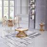 Buy cheap Living Room Round SS Steel Furniture Dining Table With Marble Top from wholesalers