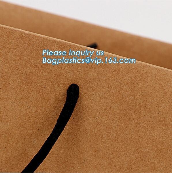 Luxury paper bags with handles Different Sizes,250gsm art paper shopping carrier bag custom printing with handle rope