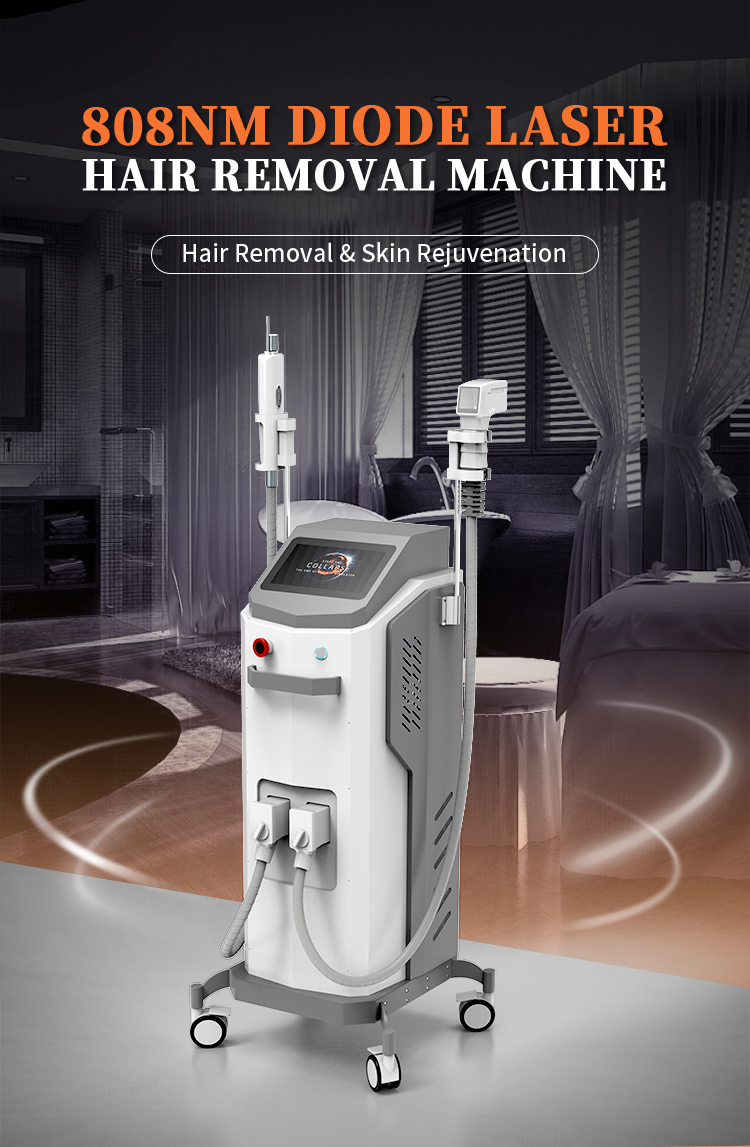 Diode Laser 755/808/1064 Nd Yag Laser Tattoo Removal 2 In 1Permanent Hair Removal Machine Skin Rejuvenation