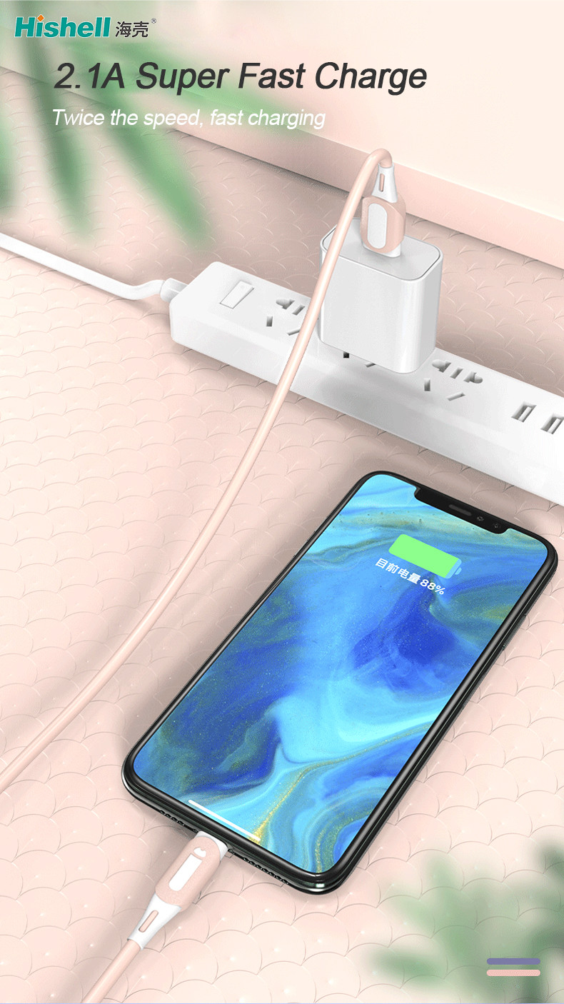 Anti Stain Micro Mobile Phone USB Cables Fingerprint Proof Multiscene