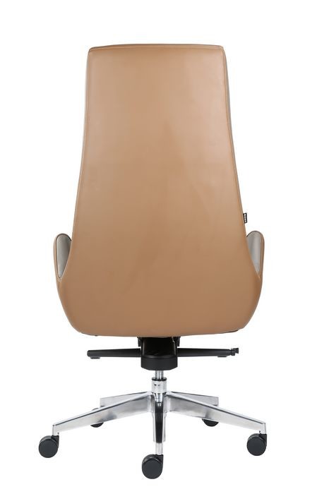 24kg Office Leather Revolving Chair High Back TUV Approved
