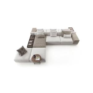 China Practical Sectional Double-Sided Fabric Sofa For Multipurpose Large Space on sale