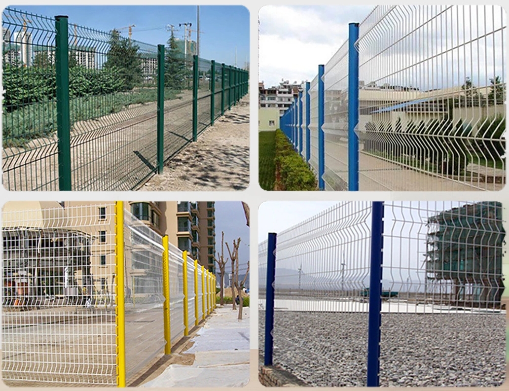 curved mesh fence