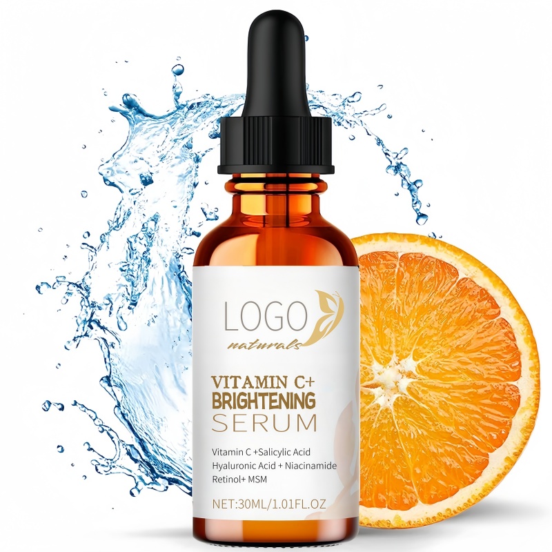 Wholesale Private Label Vegan Vitamin C Serum Anti-Aging Anti-Wrinkle Custom LOGO Rejuvenating Whitening Face Skin Cruelty Free