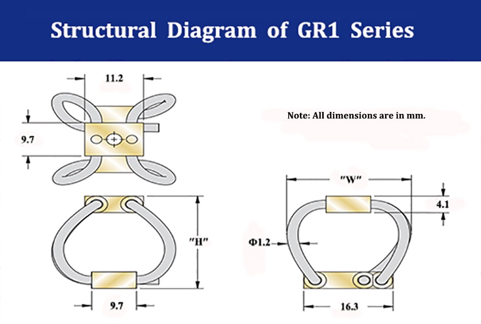 Aerial UAV Camera Gimbal Photography Drone Shooting Shock Vibration Insulation GR1 Series Camera Vibration Isolator