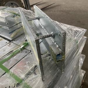 Heavy Duty Standard Weight Embedded Parts Universal Black Rectangular Embed