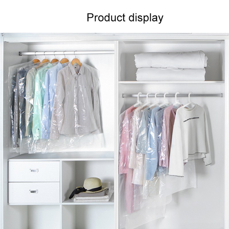 Clear Polyethylene Dry Cleaning Garment Bags On Rolls, Dry clean perforated clear poly plastic garment/laundry/clothing