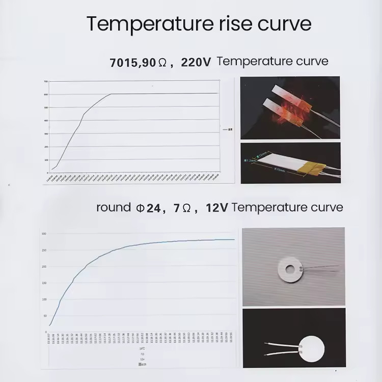 220V Electric Alumina Ceramic Heater Plate with Thermocouple Thermistor for Mold Heating and Ultrasonic Cleaner