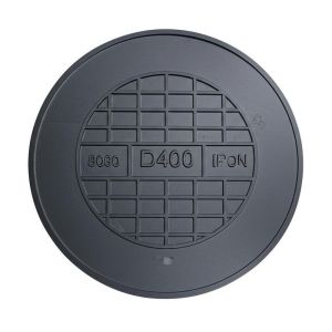 850*850mm D400 Ductile Iron Manhole Cover with Rubber Gasket and Integral