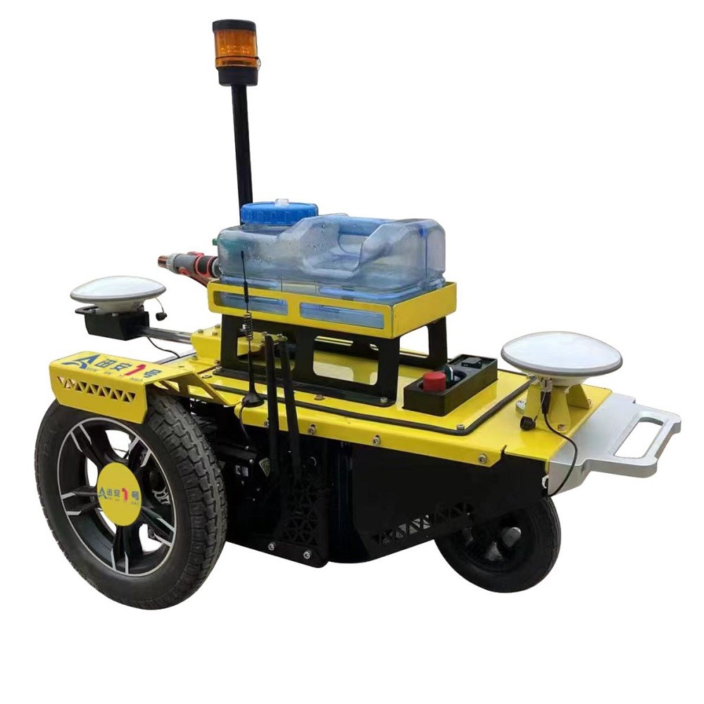 Intelligent Robot Prime Line Road Marking Machine GPS Satellite Positioning