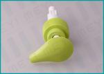 Green PP Lotion Pump Dispenser 33mm For Liquid Soap / Hair Conditioner