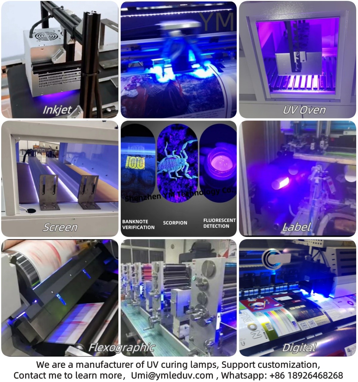 350W 395nm Uv Led Curing Equipment For Offset Printing