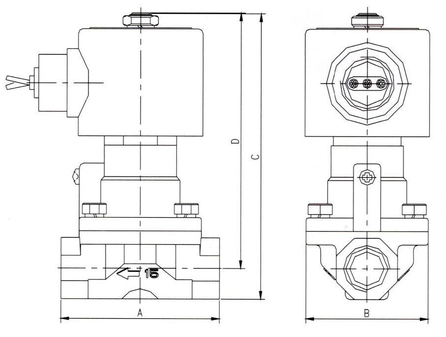 24VDC 220VAC Steam Brass Electric Solenoid Valve 3/8'' 1/2'' 3/4'' 1''