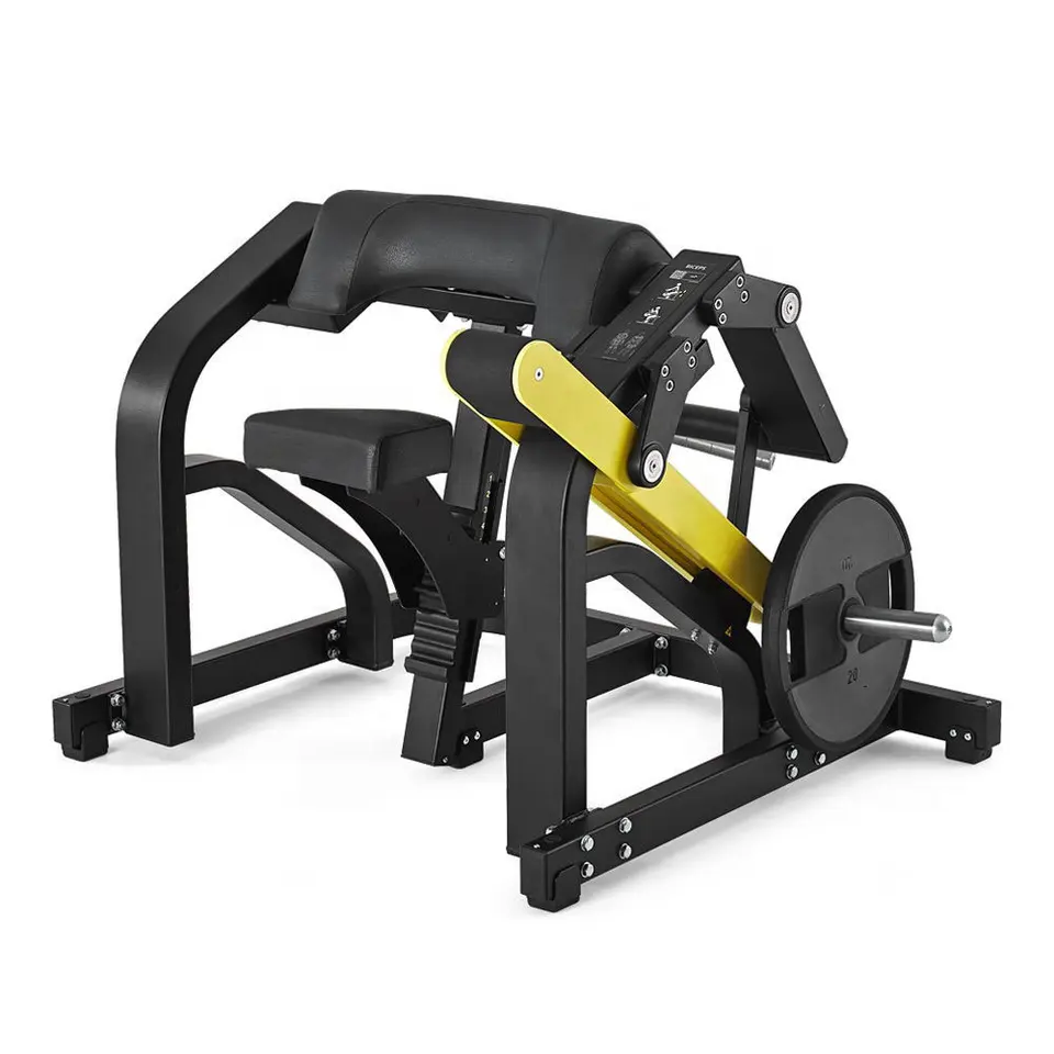 Gym Strength Training Plate Loaded Machines Seated Bicep Tricep Machine