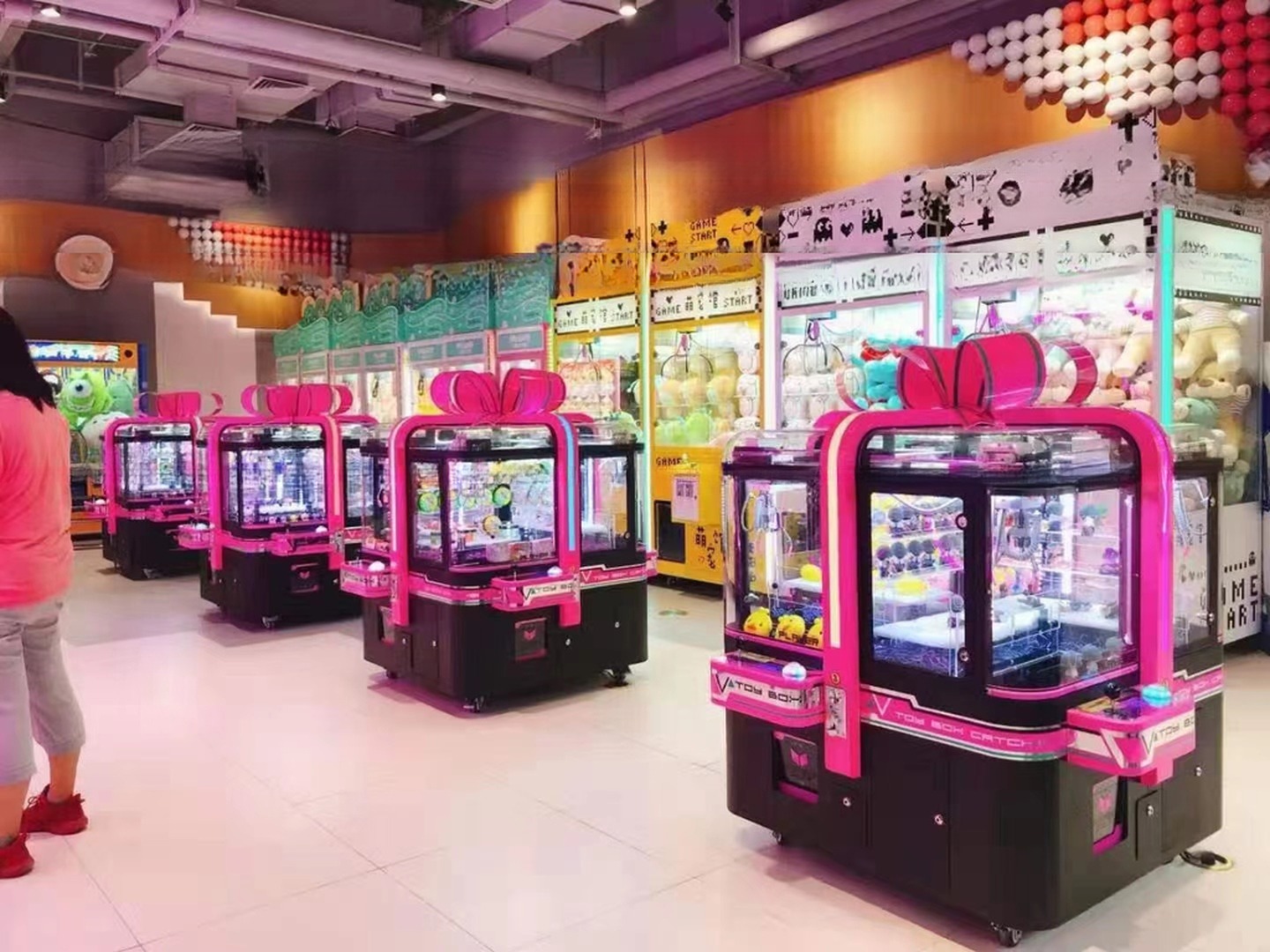Dreamland coin operated cut 2 win prize machine automatic cut the rope prize big stuffed toys scissors game machine