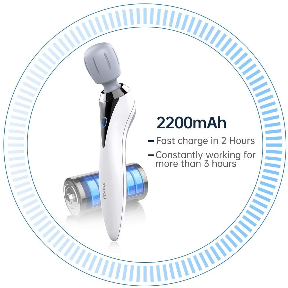 Magic Electronic Wand Neck Massager Portable USB Charging 2200mAh