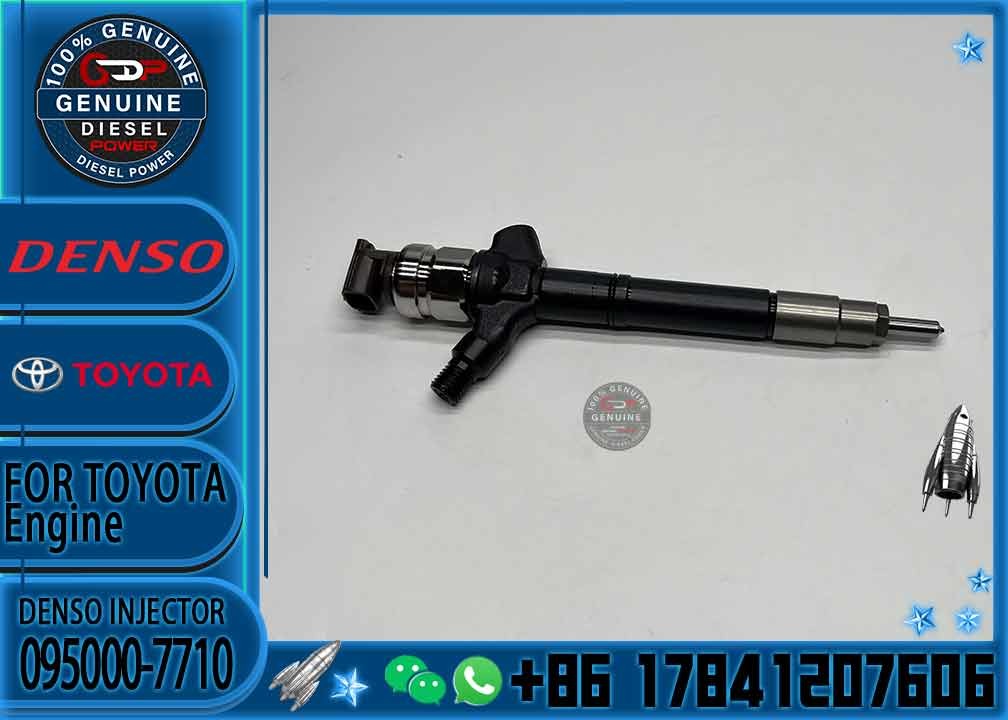 Diesel Fuel Injector 23670-51031 095000-7710 For Toyota Landkuluze 1VD-FTV, D, V8, D-4D, J200, Prado