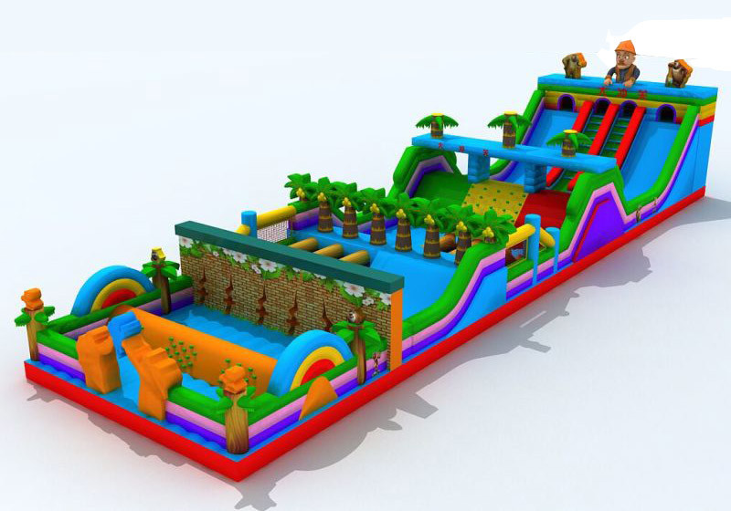 Children's playground equipment inflatable castle environmental protection PVC