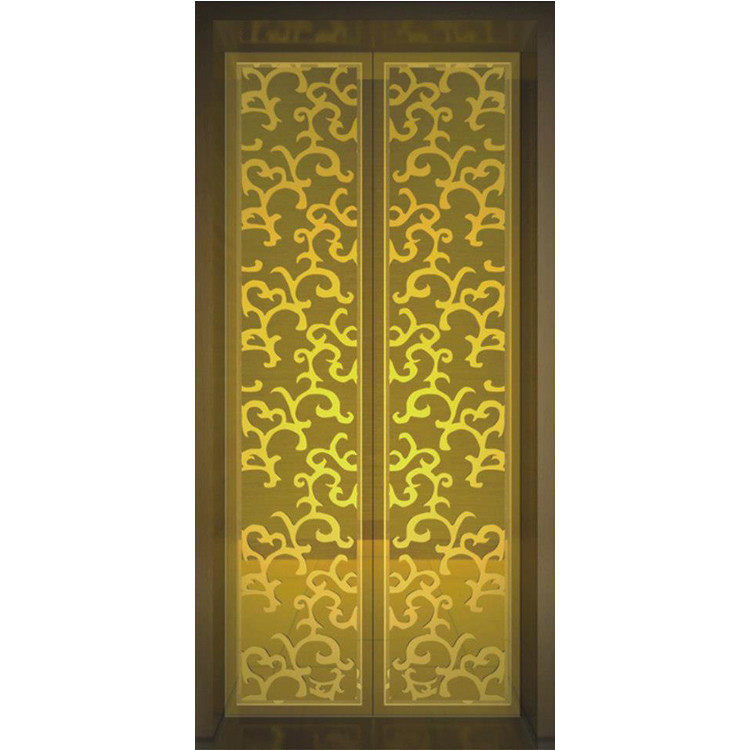 Elevator Door 4 x 8 Stainless Steel Panels HL Custom Plate 201 304 Titanium Gold Etched