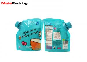  100% Security Food Grade Spout Pouch Custom Logo Printing Organic Baby Food Pouches Manufactures