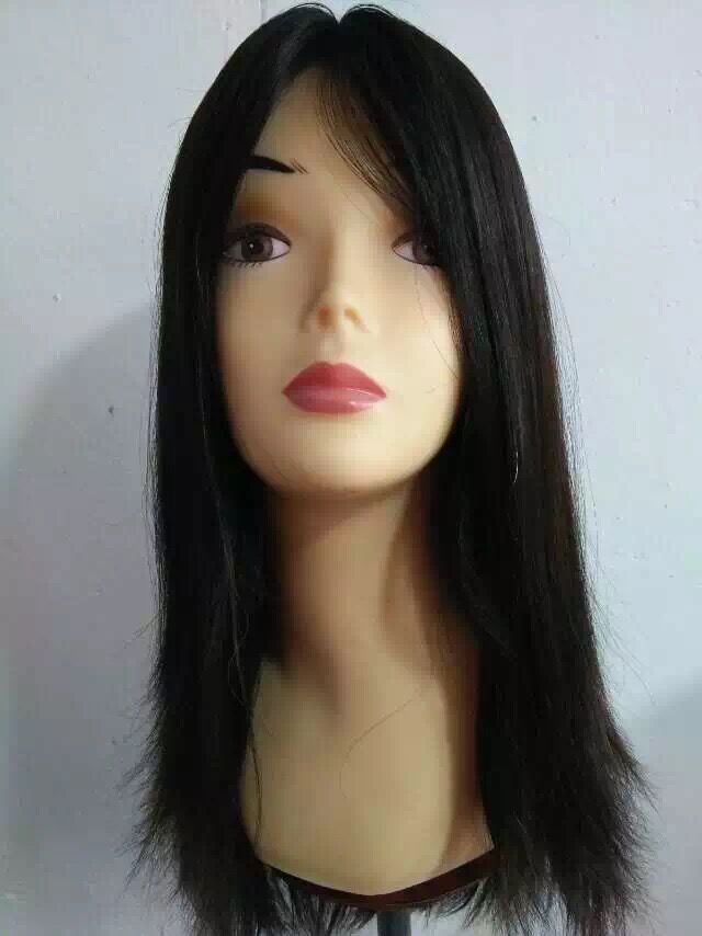 Wholesale Virgin European Hair Color Natural Color 14 inch Silk Top Stretch Cap Wigs Jewish Wigs Kosher Wigs