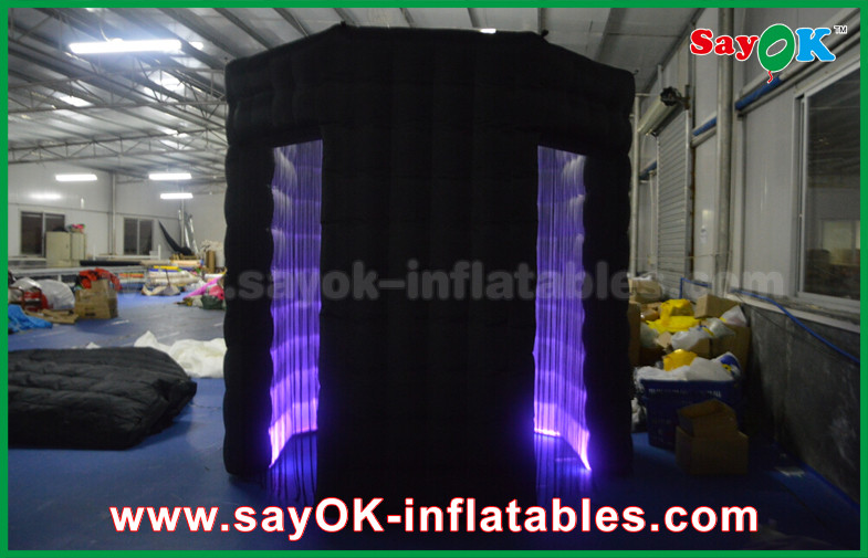 Inflatable Photo Studio Oxford Cloth Wedding Decoration Inflatable Arc Photo Booth Cube With Two Doors