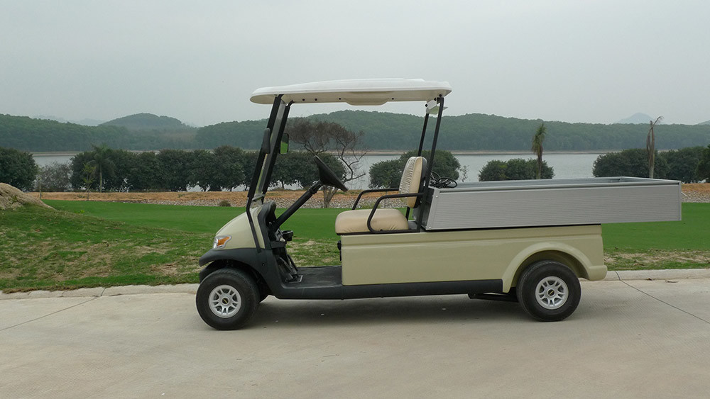 White Color Small Electric Utility Vehicles Car With 3.7kw KDS Motor , Cargo Box