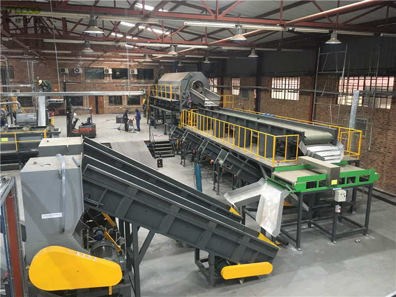 Recyclable PET bottle recycling plastic line