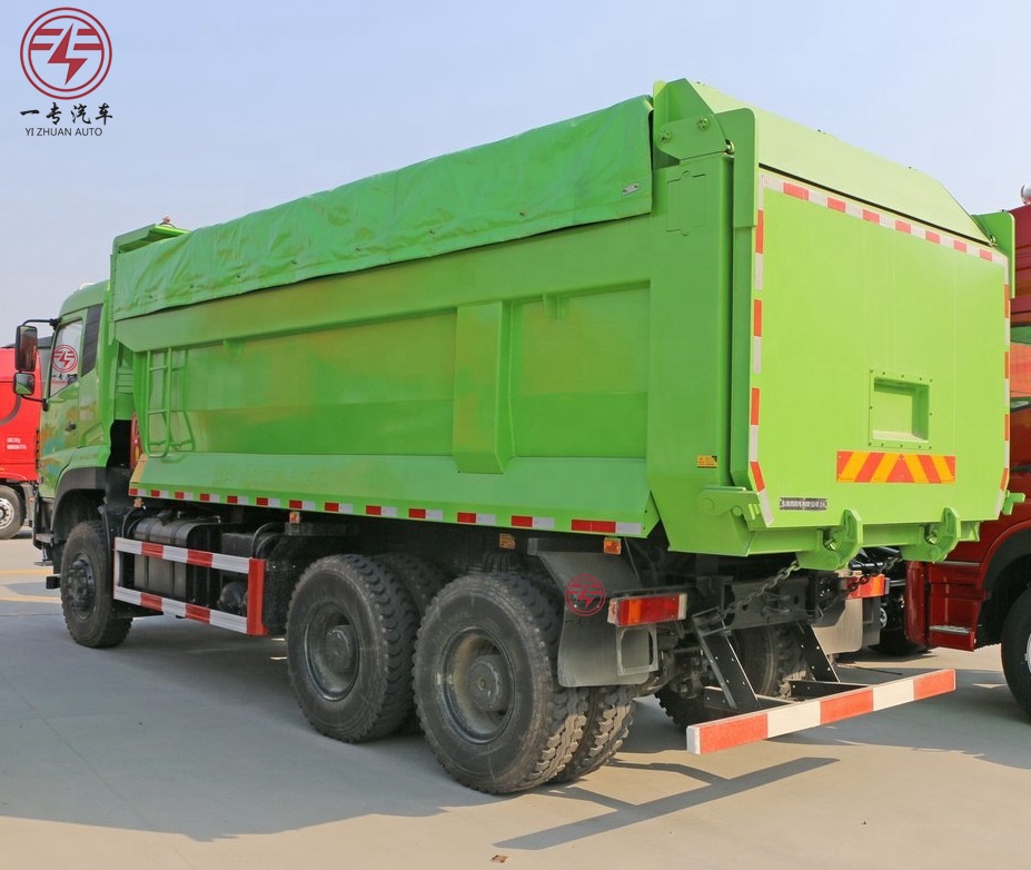 21T U-Shaped Cargo Box 6x4 Muck Ore Tipper Truck Dongfeng With Cummins Engine