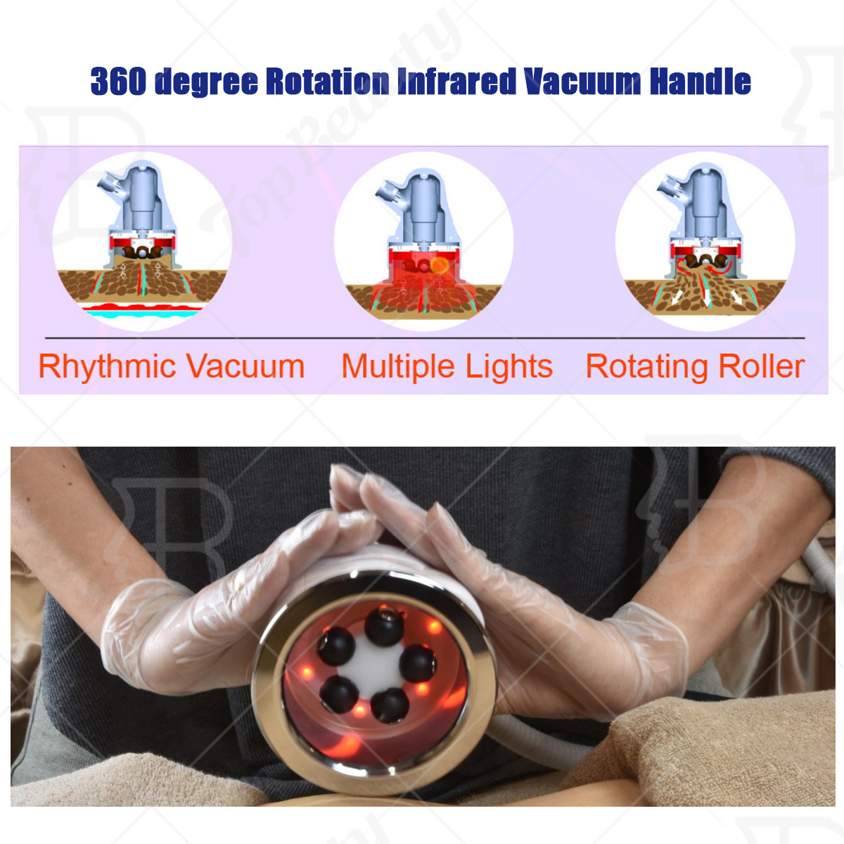 99KPA Body shape Machine 5 In 1 V9 For Reshape And Reduce Cellulite Vacuum Roller Cavitation Weight Loss