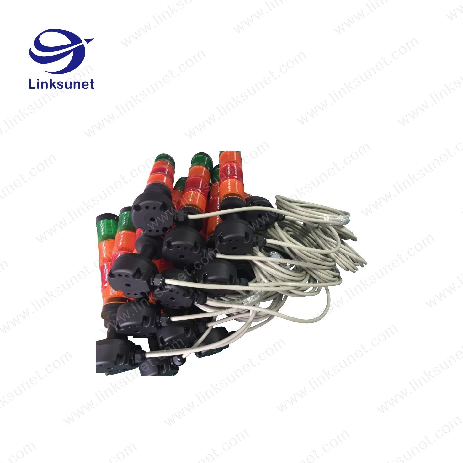 4 Layer Waterproof LED Signal Tower Light LIYY 6C - 0.25 Cable PVC Material