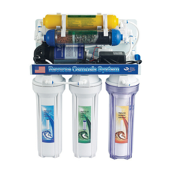  Auto Flush 7 Stage Reverse Osmosis Water Purification System , Ro Water System For Home Manufactures