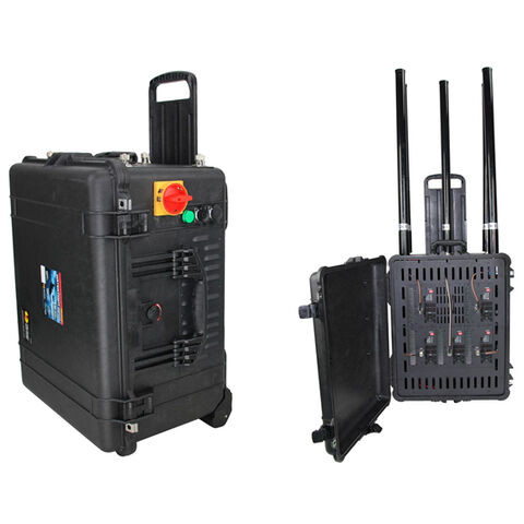 Military/Police/Government/Convoy Signal Jammer Portable Pelican Jammer Jamming Range:500-1000M 460W