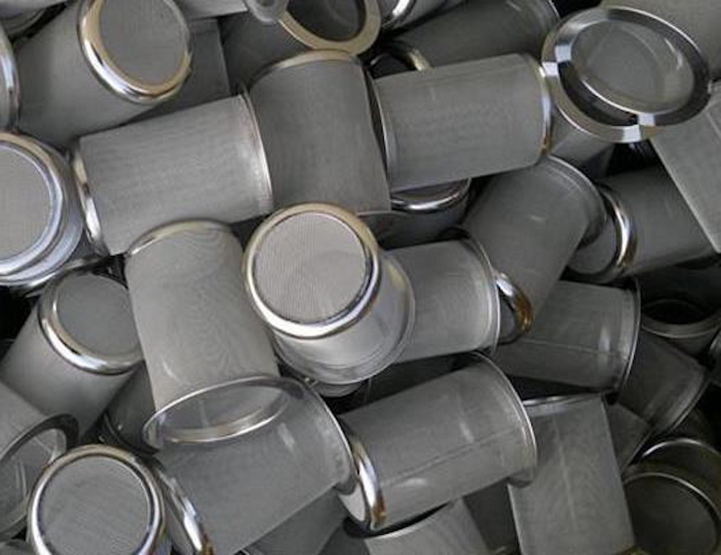 Alkali Resistance Hemming 304 Stainless Steel Filter Mesh 5mm 600mm Annular