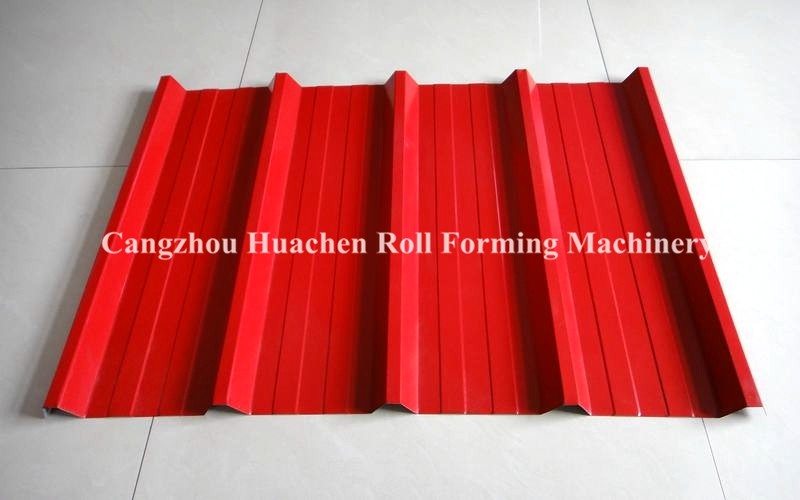 Trapezoidal Profile Roll Forming Machine With PLC Control System