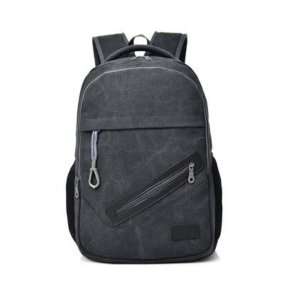 Custom Outdoor Casual Waterproof Cotton Canvas Travel Backpack 16oz 30 X 18 X