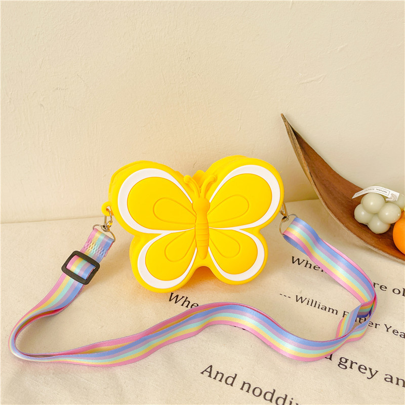 Cute Butterfly Crossbody Bag Toddler Cross Body Purse Wallet Shoulder Bags Handbag Crossbody Purses Coin Purse For Kids