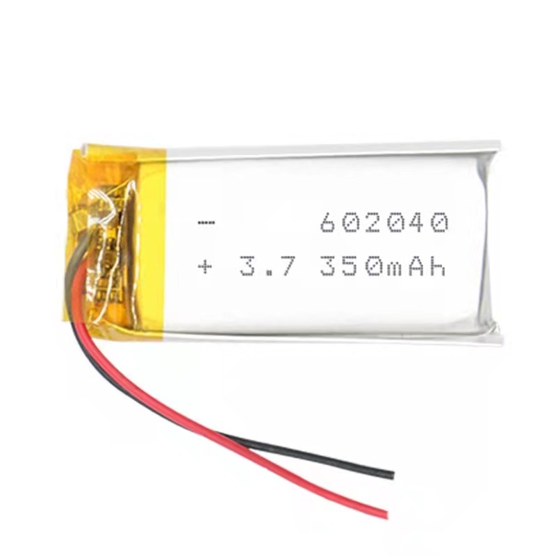 White 400mah 3.7v 350mah Li Ion Battery Rechargeable Li Polymer Battery