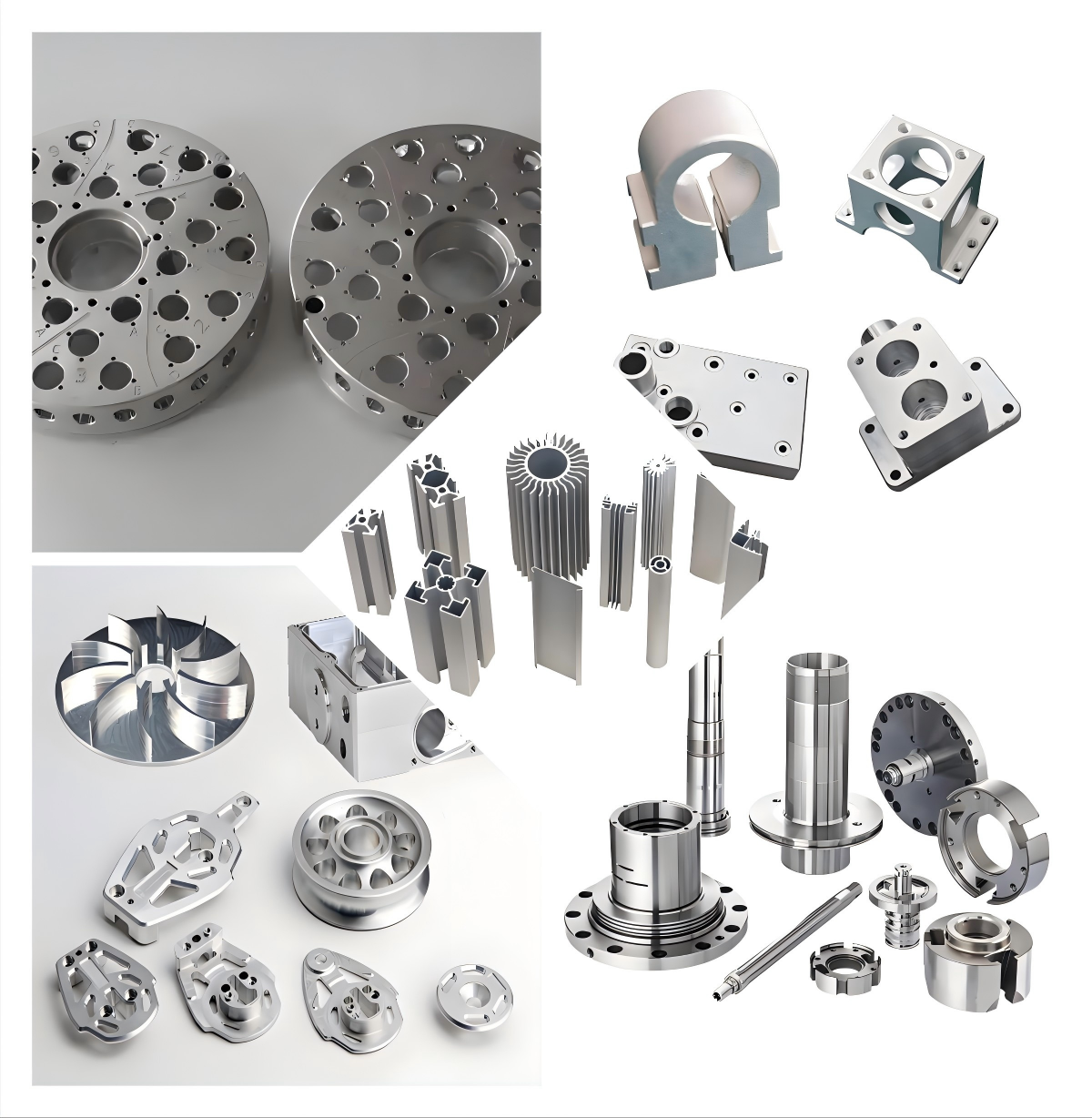 High Precision 6061-T6 CNC Aluminum Parts With Anodized Finish For Robotics