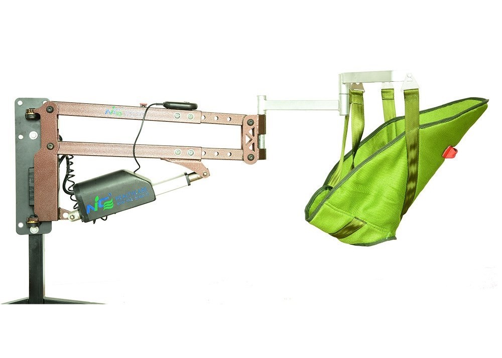 Nursing Wall Mounted Patient Hoist , Residential Patient Lift Max Load 180kgs