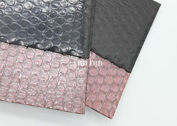 Shiny / Matte Black Conductive Bag , Film Composite Flat Poly Mailers