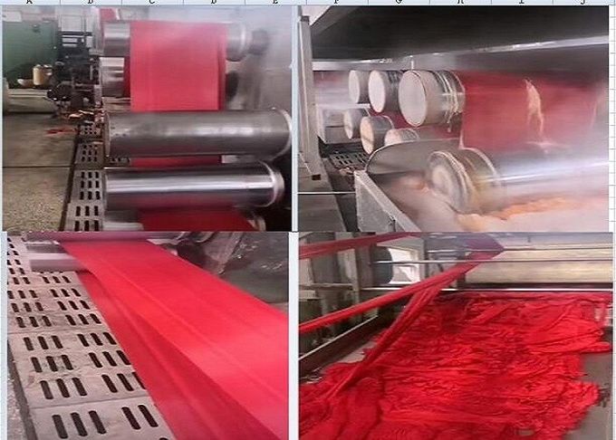 Red Regenerated Polyester Fiber , 1.5D-20D Material Polyester Fiber Crimp 8 Bows