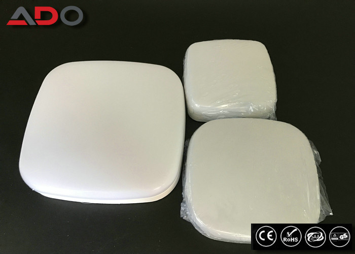 White Plastic Square IK10 4000K 20W LED Bulkhead Lamp