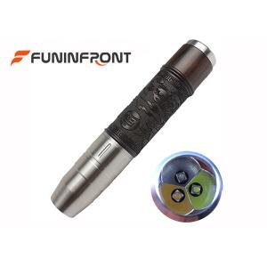Powerful Three Light Source CREE Expert Gem Torch Using 18650 Li-ion Battery