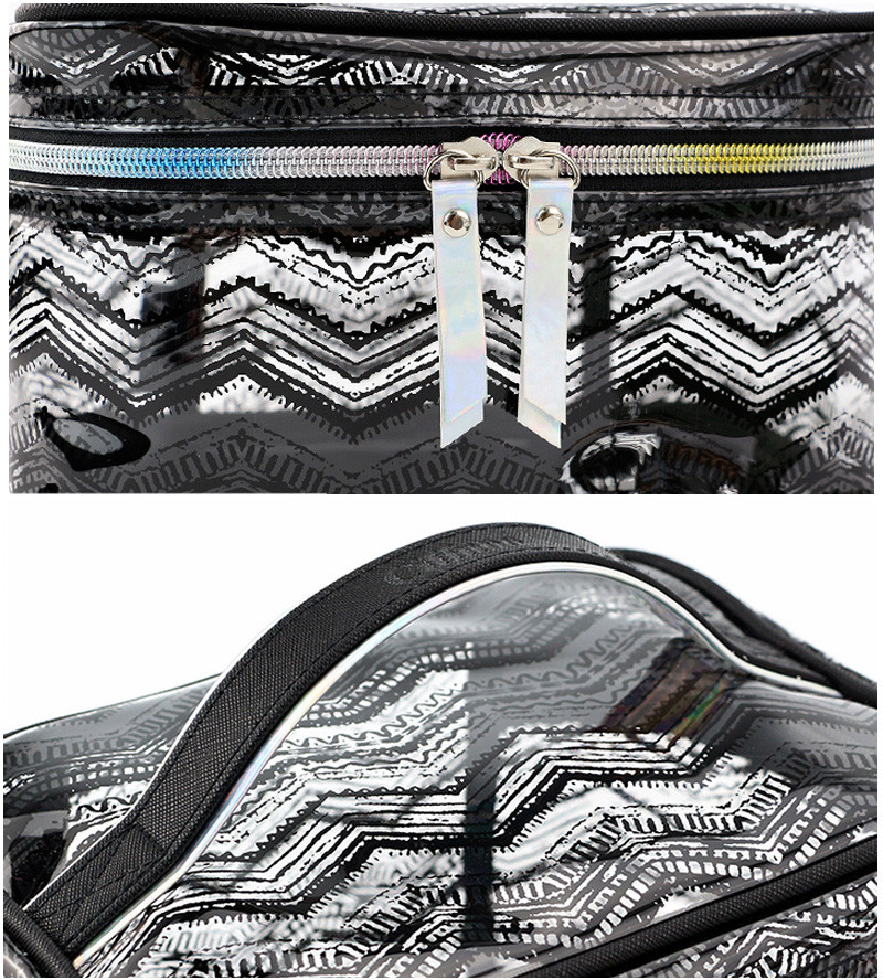 Waterproof Clear PVC Clear Cosmetic Toiletry Bag