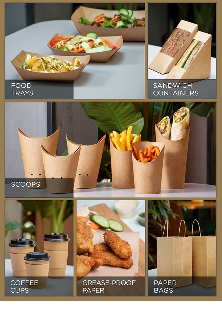 Disposable Take Away Folded Compartment Paper Bento Lunch Box For Fast Food